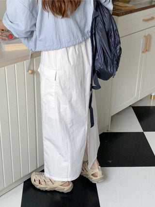 Lace-up short suncoat jacket