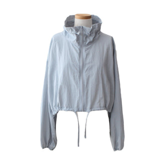 Lace-up short suncoat jacket