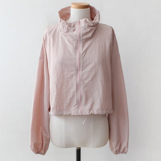 Lace-up short suncoat jacket