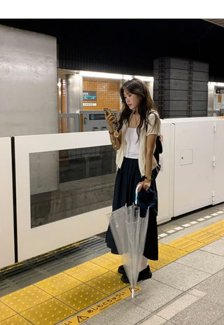 Anti-aging cardigan jacket