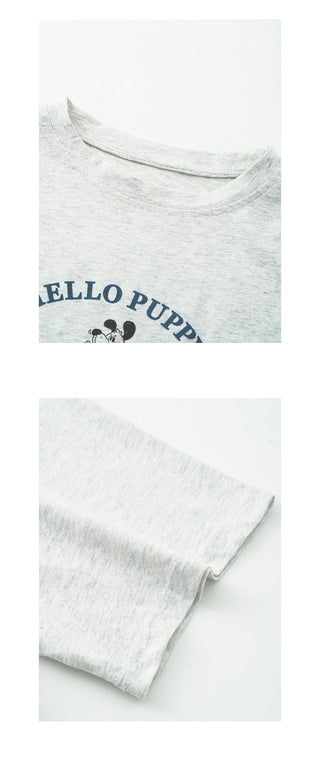 Dog print tee