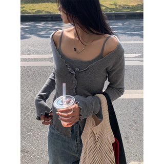 Wooden ear sweater