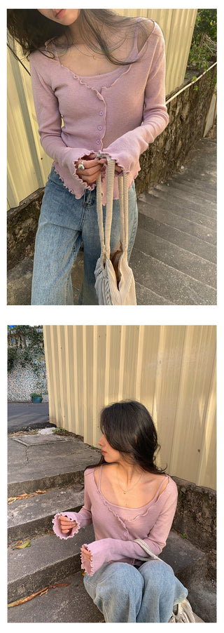 Wooden ear sweater