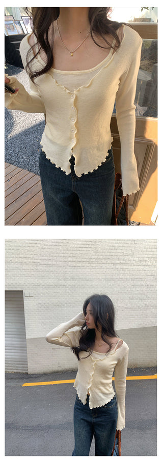 Wooden ear sweater