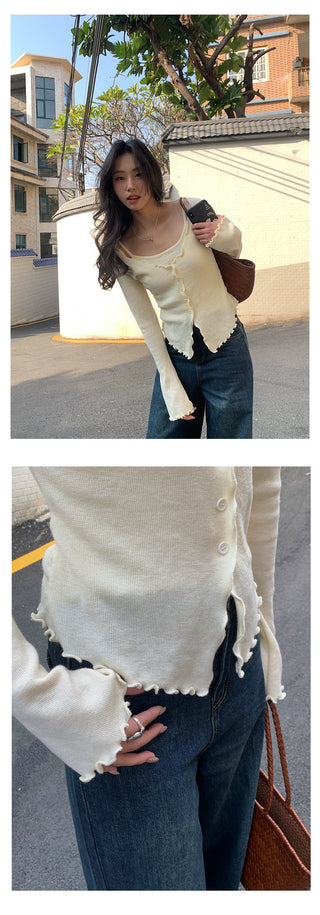 Wooden ear sweater