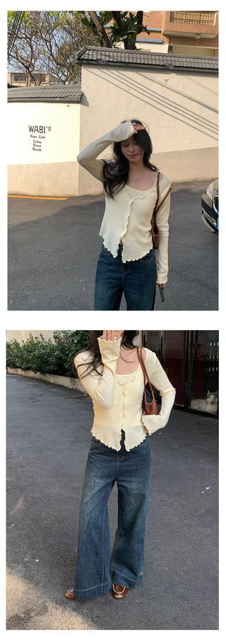 Wooden ear sweater