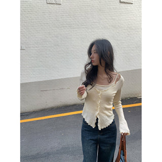 Wooden ear sweater