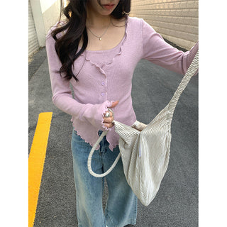 Wooden ear sweater