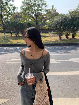 Wooden ear sweater