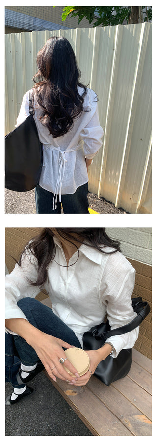 Fake two piece shirt