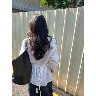 Fake two piece shirt