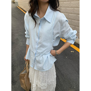 Fake two piece shirt