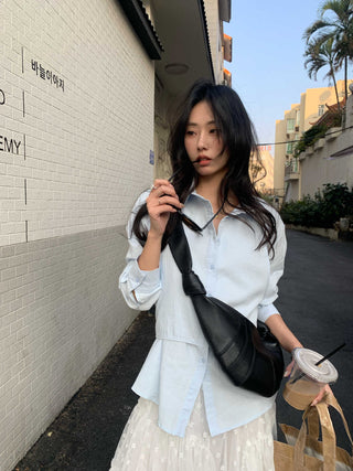 Fake two piece shirt