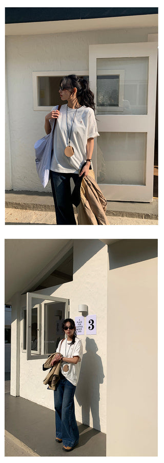 Small embroidered tee