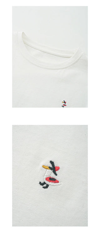 Small embroidered tee