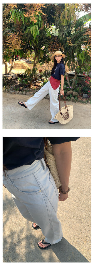 High waist jeans
