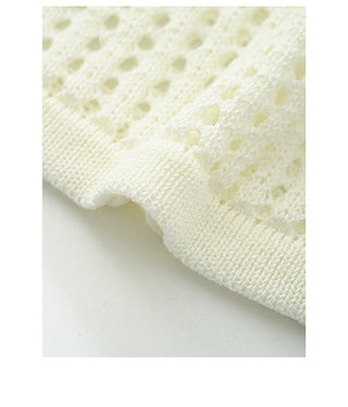 Hollow-out sweater