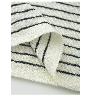 Striped wool top
