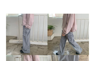 Pure color zipper jacket