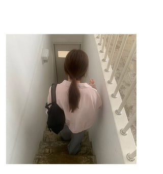 Pure color zipper jacket