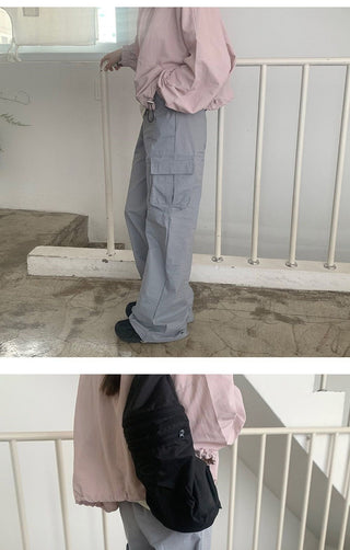 Pure color zipper jacket
