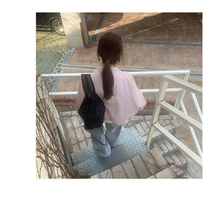 Pure color zipper jacket