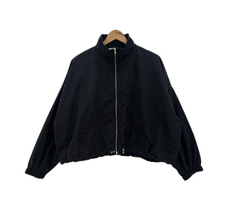 Pure color zipper jacket