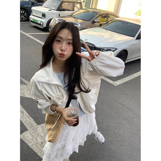 Bow lace coat