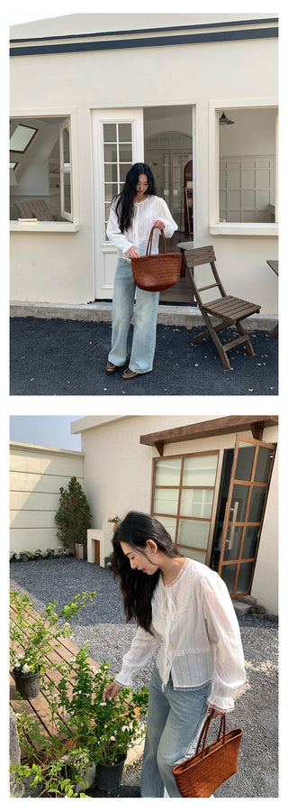 Pocket straight jeans