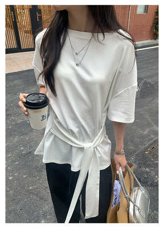 Lace off-shoulder top