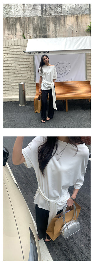 Lace off-shoulder top