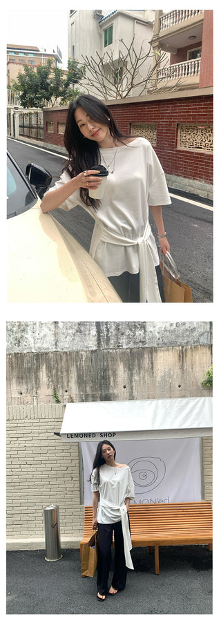 Lace off-shoulder top