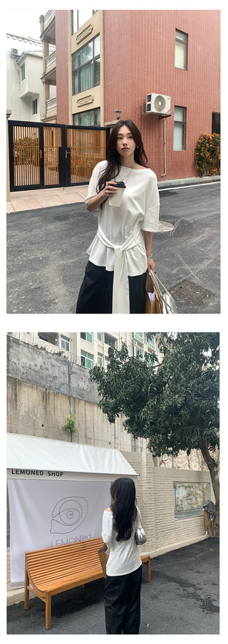 Lace off-shoulder top