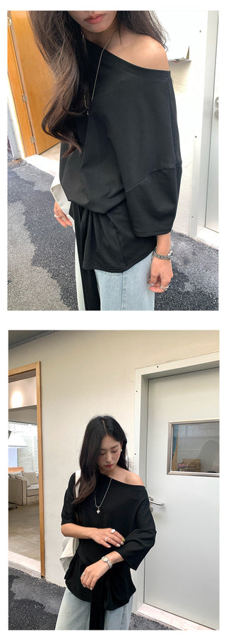 Lace off-shoulder top