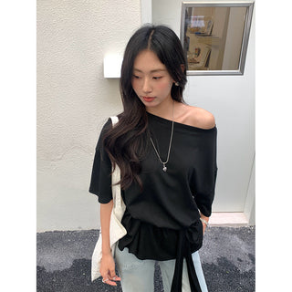 Lace off-shoulder top