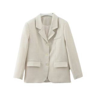 V-neck suit jacket