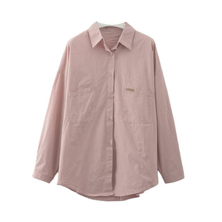 Leather tag shirt