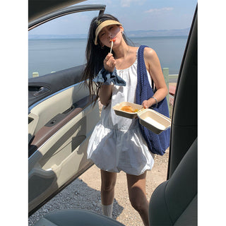 Wooden ear vest skirt