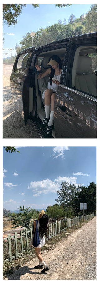 Wooden ear vest skirt