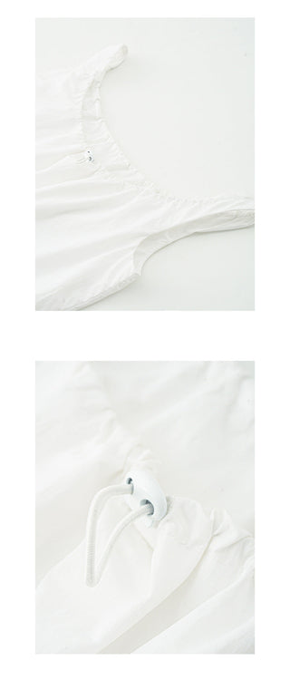 Wooden ear vest skirt