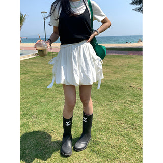 Bow ribbon skirt
