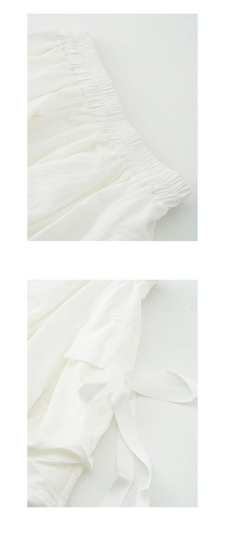Bow ribbon skirt