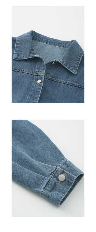 Washed denim jacket