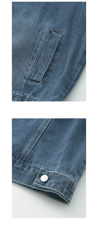 Washed denim jacket