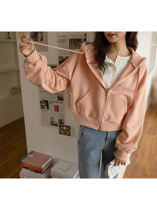 Casual zip hoodie