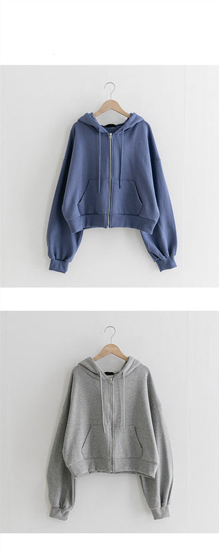 Casual zip hoodie