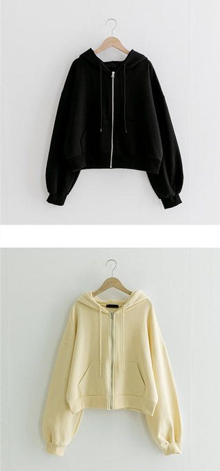 Casual zip hoodie