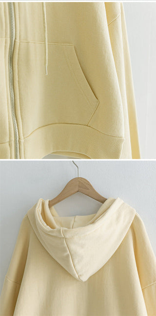 Casual zip hoodie