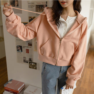 Casual zip hoodie