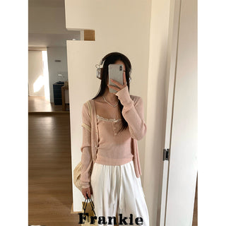 Lace sweater set
